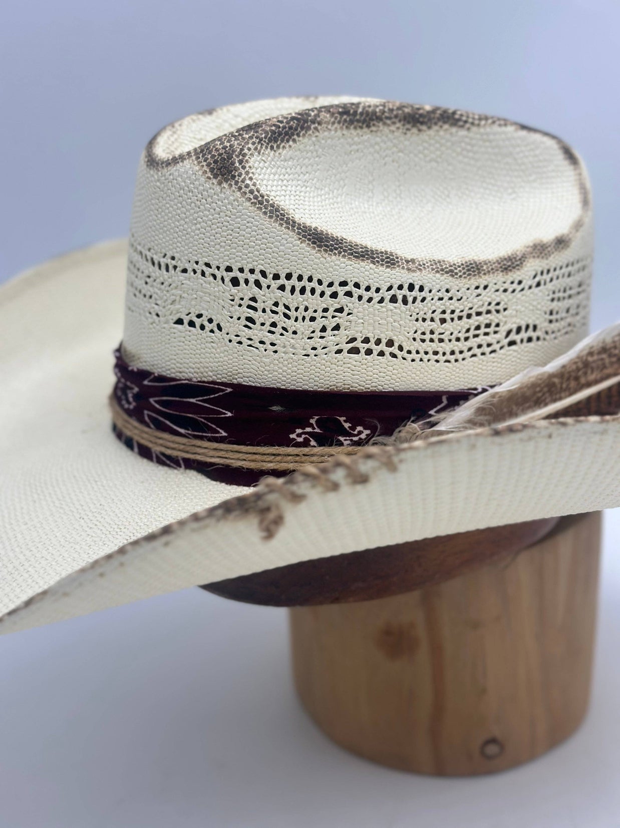 Coastal cowboy straw hat
