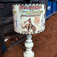 Oklahoma A&M Lampshade 1890 Oklahoma State