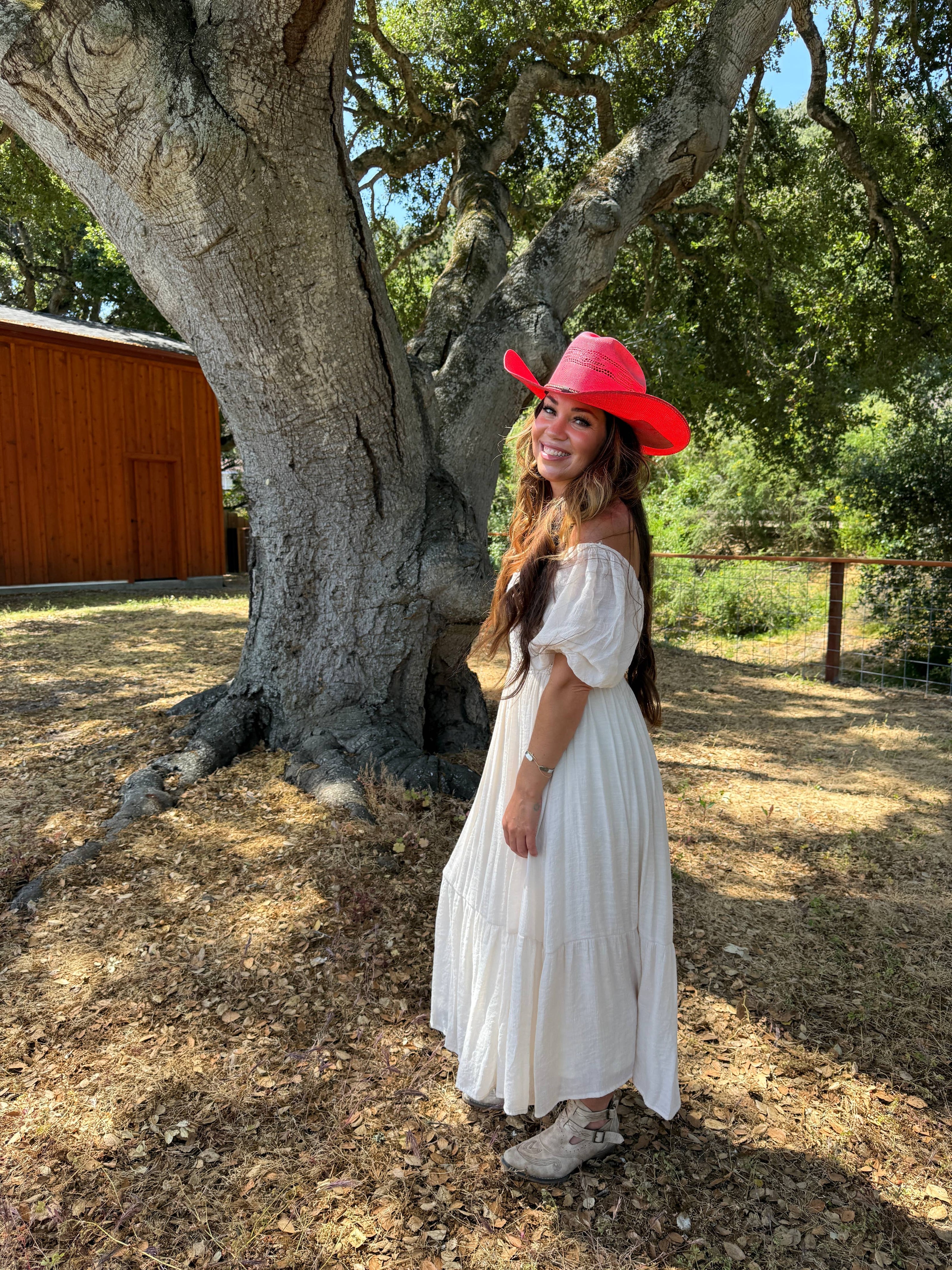 Straw Cowgirl Western Hat - Style American Maverick