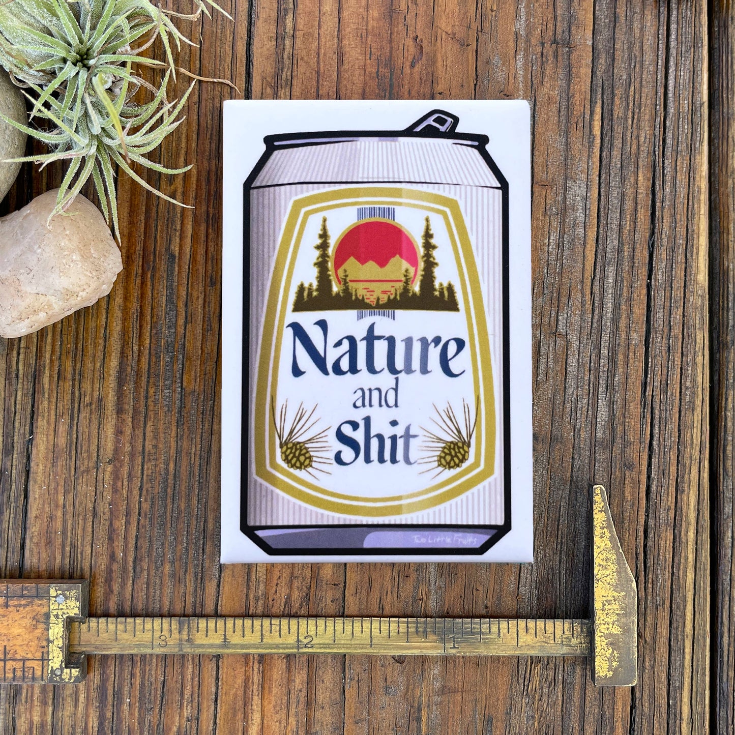 Nature and Shit Beer Can Magnets