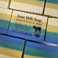 Green Clover and Aloe Goat Milk Soap