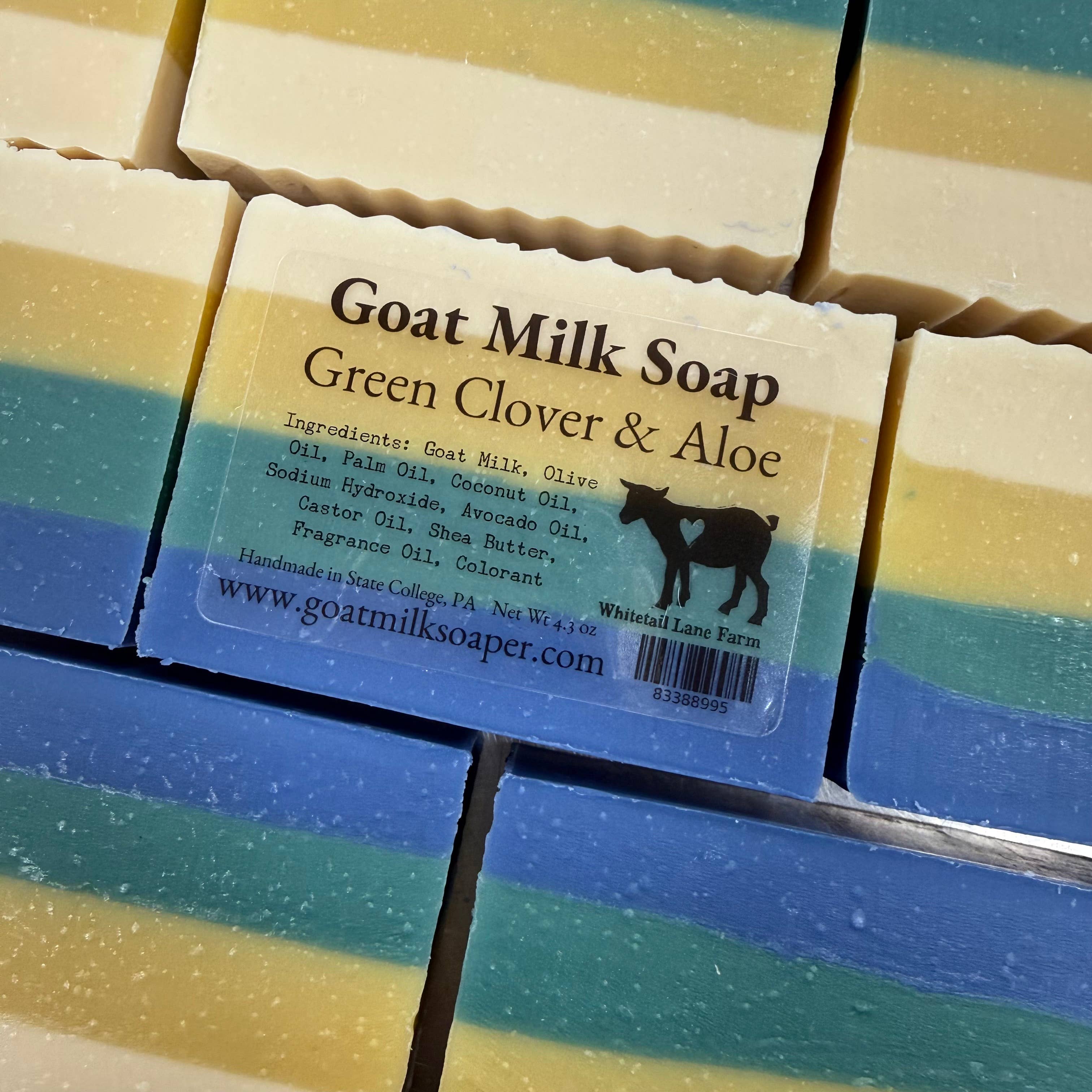 Green Clover and Aloe Goat Milk Soap