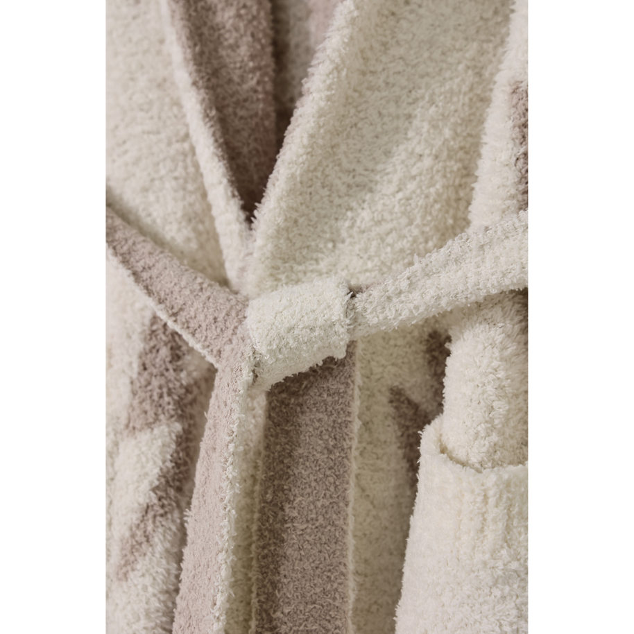 New Hooded Lightning Bolt Luxe Robe