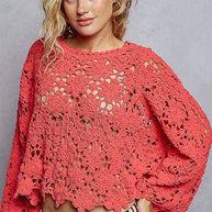 Crochet Chenile Sweater