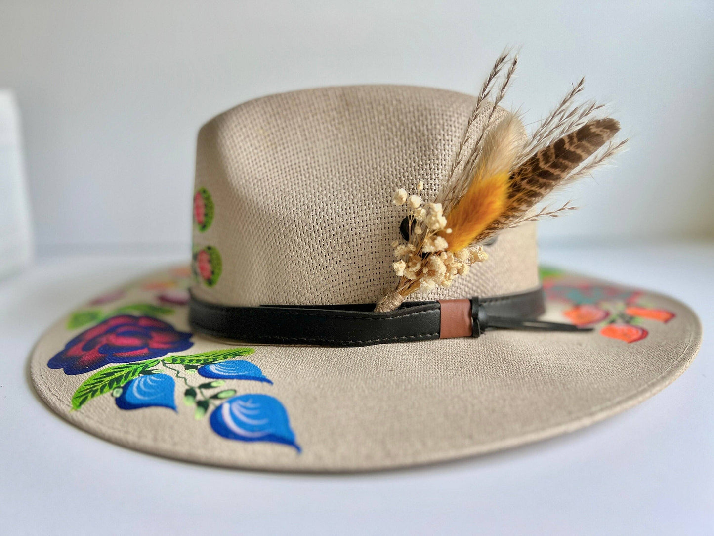 Hat feathers - Mustard Yellow