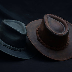 THUNDER Leather Cowboy Hat