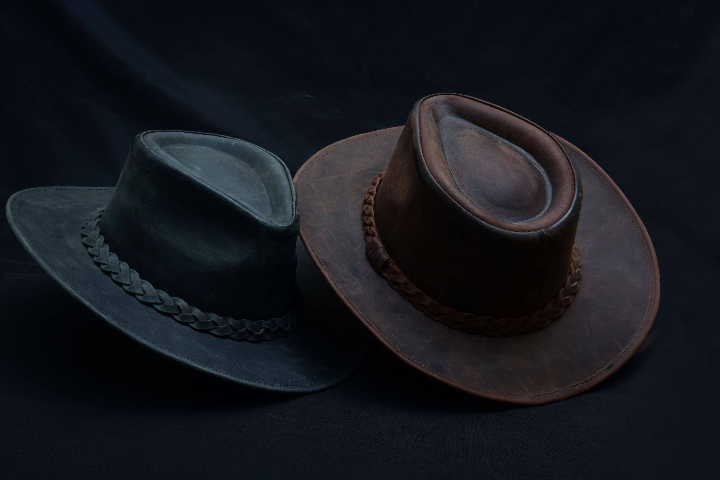 THUNDER Leather Cowboy Hat