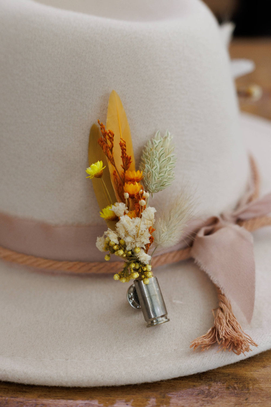 The Mini Pinny - Mini bullet casing hat pin