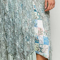 Reverse Ruffle Lace Skirt