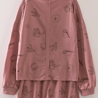 Western Print Lounge Set, S-3XL