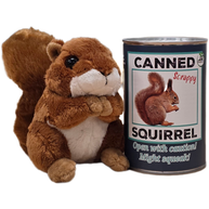 Canned Squirrel | Stuffed Animal Plush | Funny Jokes