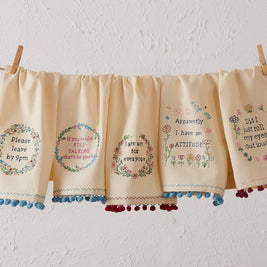 Roll Eyes Kitchen Towel