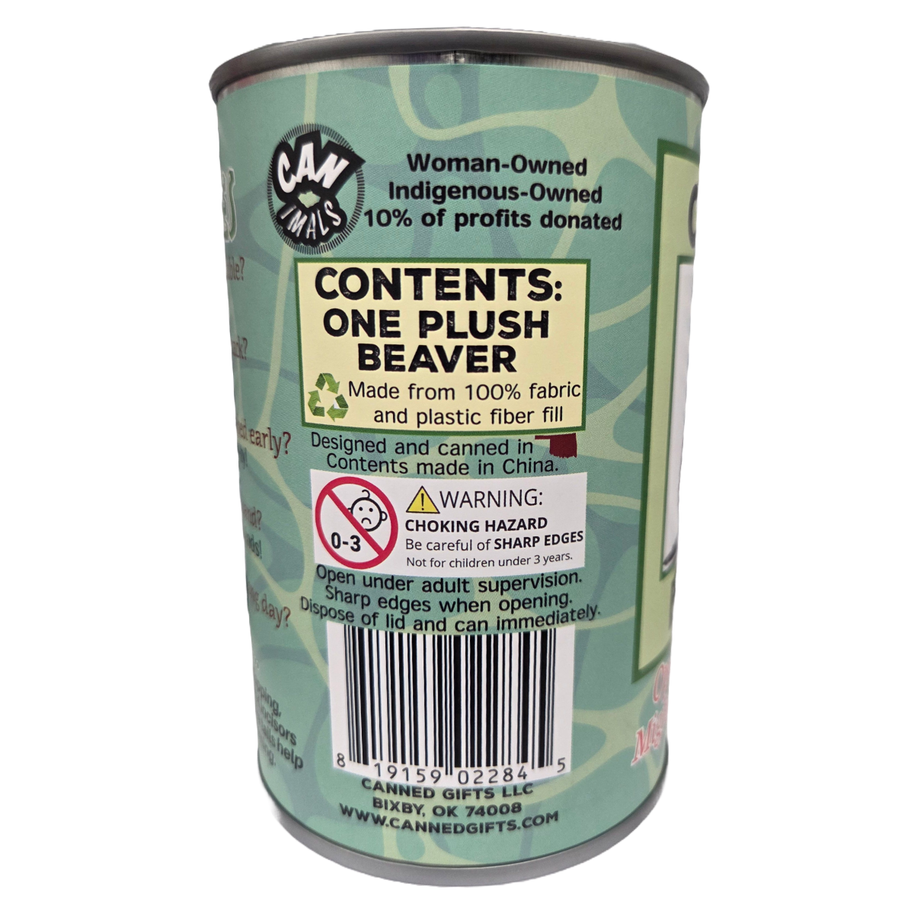 Chipper the Canned Beaver