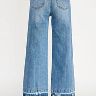 Tummy Control High-Rise Crop Jeans with Released Hem