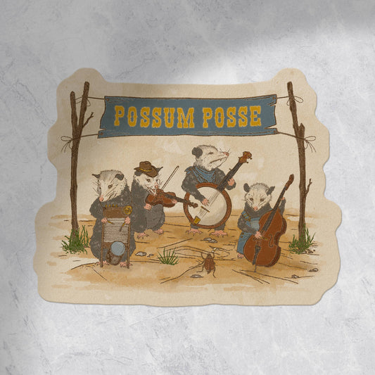 Possum Posse Sticker