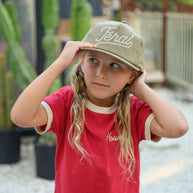 Howdy Vintage Ringer | Red (Youth)
