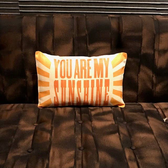 Hatch Show Print - You Are My Sunshine Pillow
