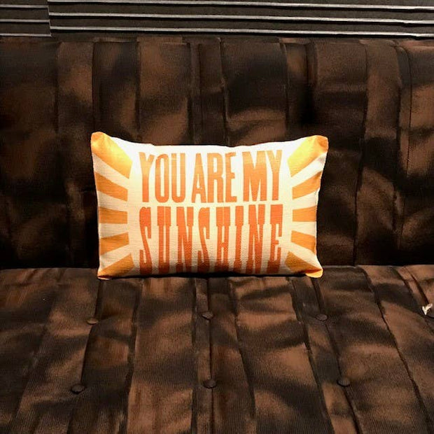 Hatch Show Print - You Are My Sunshine Pillow