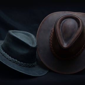 THUNDER Leather Cowboy Hat