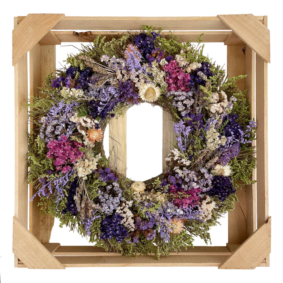 San Anselmo Dried Flower Wreath