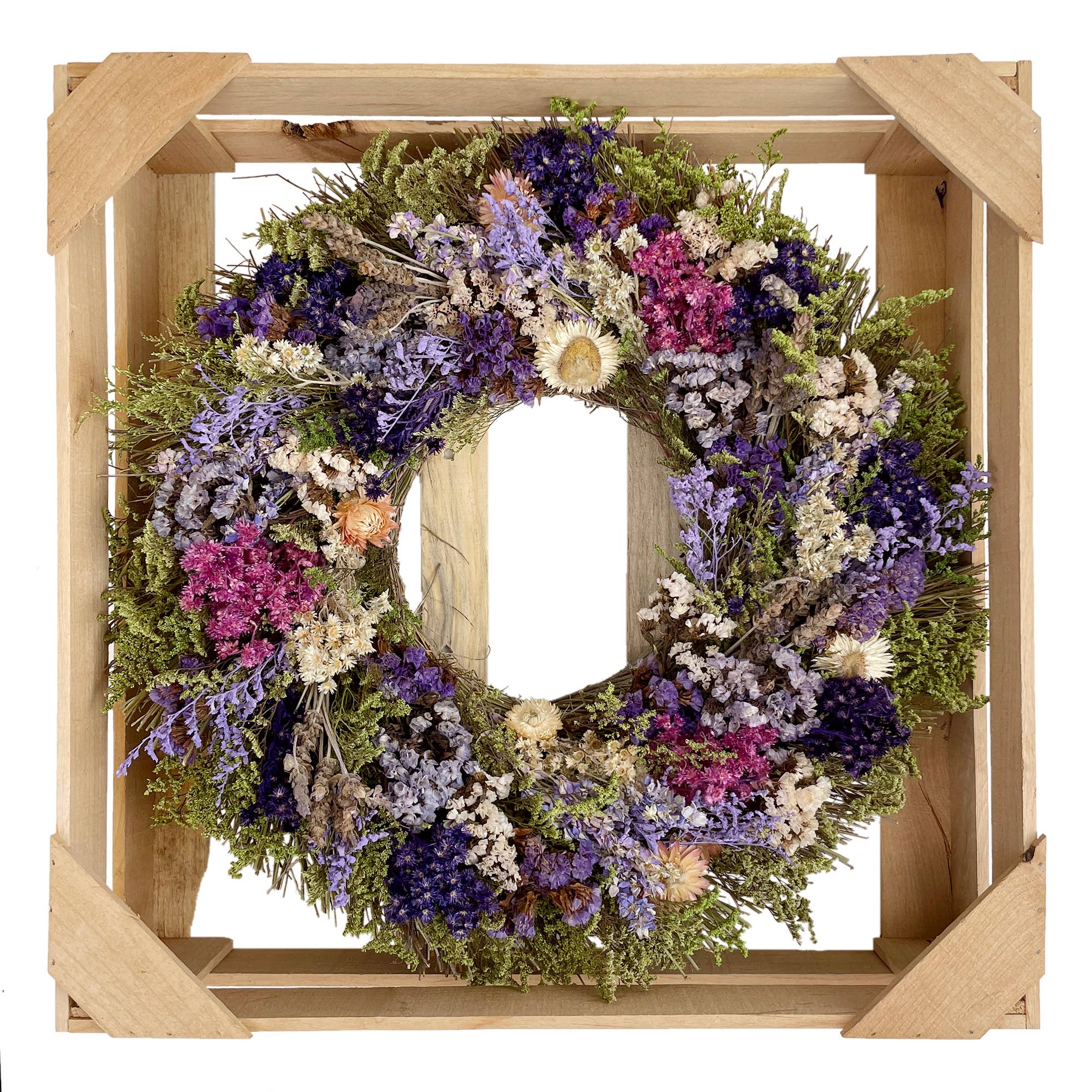 San Anselmo Dried Flower Wreath