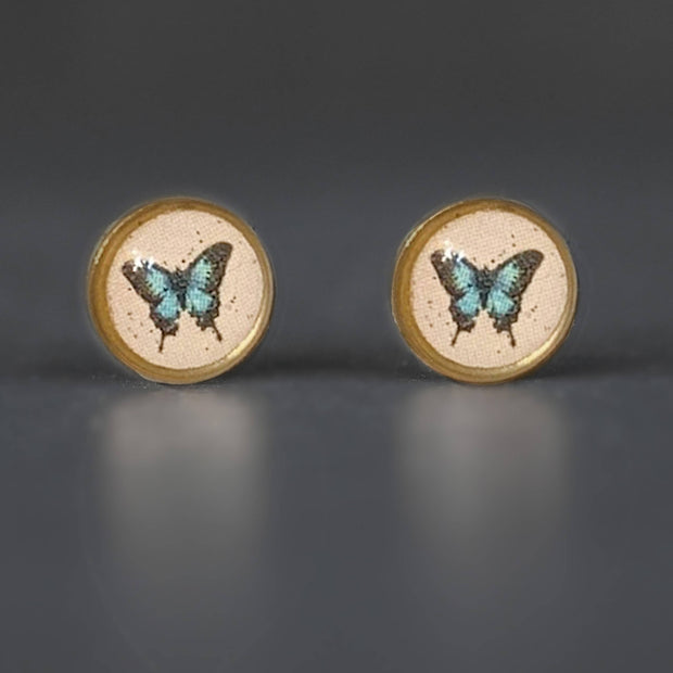 Tiny Picture Studs (Butterfly Nouveau)
