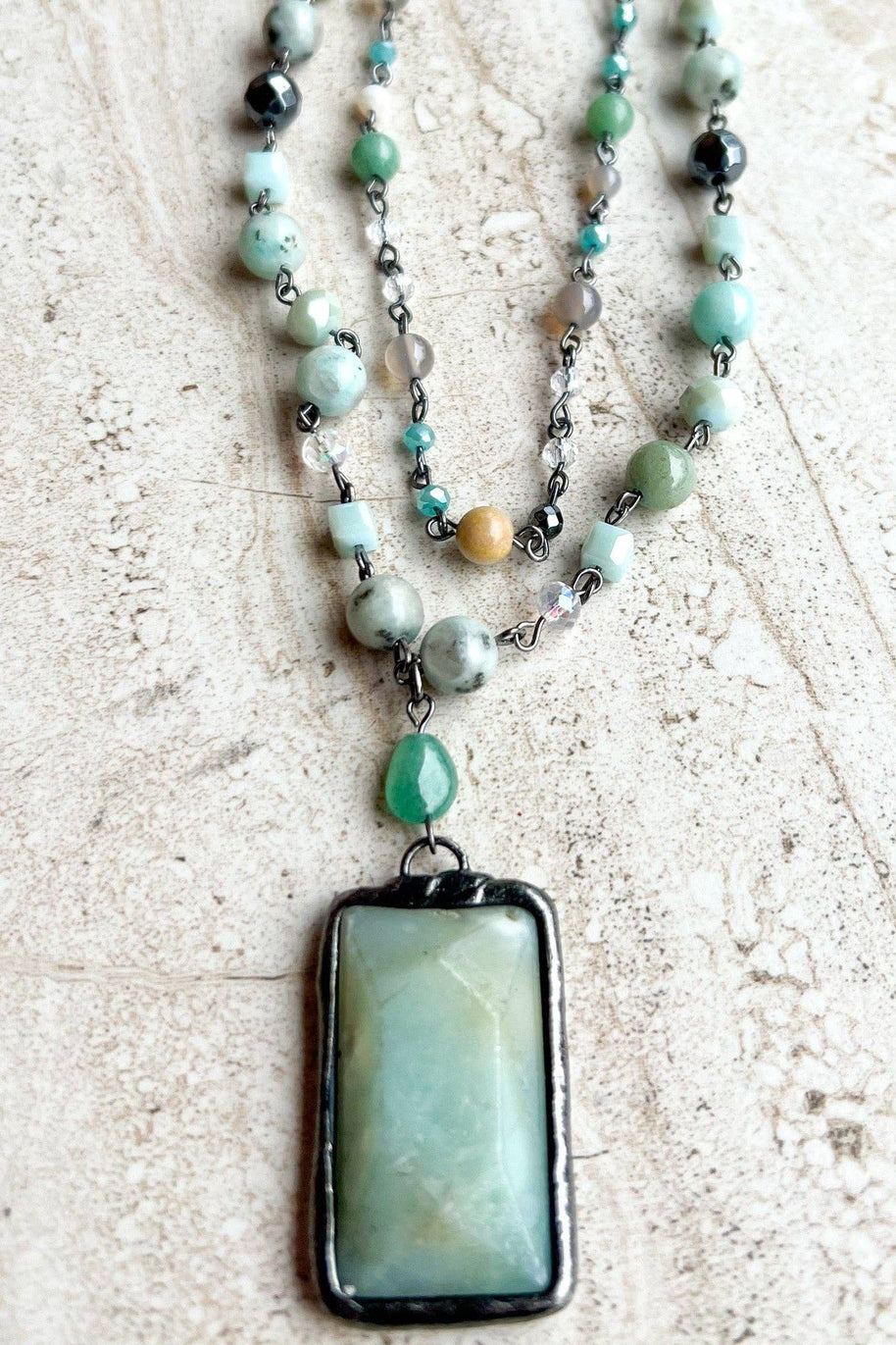 Lexi Necklace Amazonite