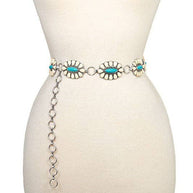 Pink Floral Concho Belt