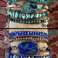 Kelly Wrap Bracelet: White Quartz