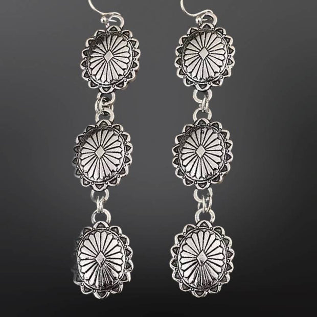 Western Concho Earrings