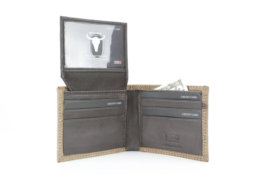 Men’s Bi-Fold Wallet with Praying Cowboy Emboss