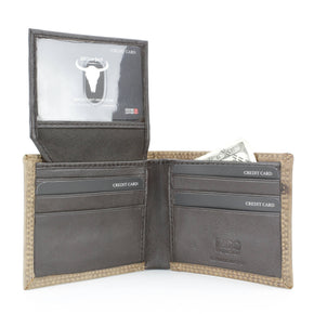 Men’s Bi-Fold Wallet with Praying Cowboy Emboss
