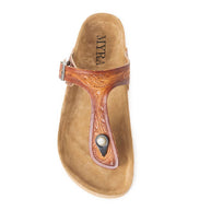Myra Crockler Hand-Tooled Sandals