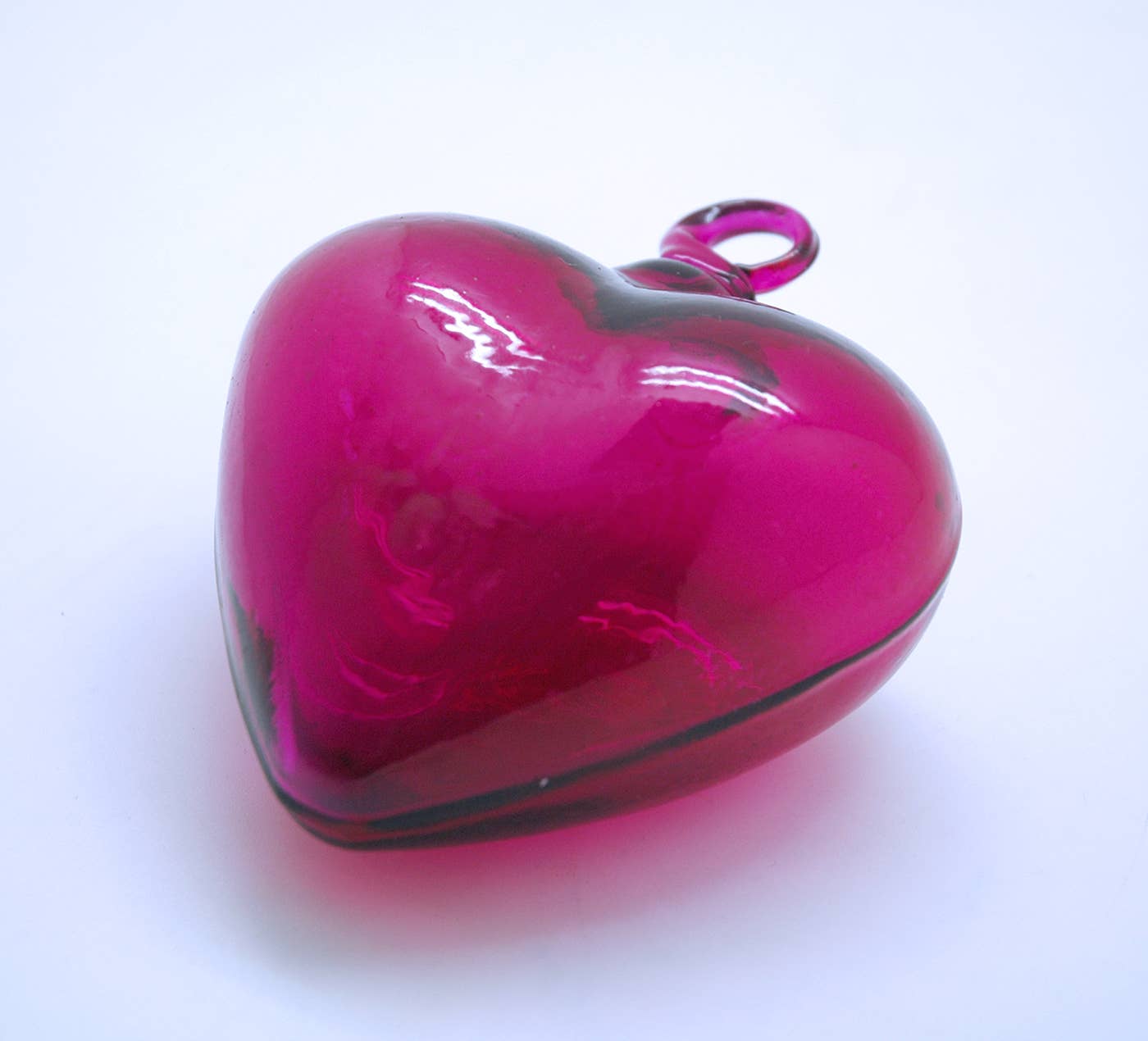 Medium Glass Heart Ornament
