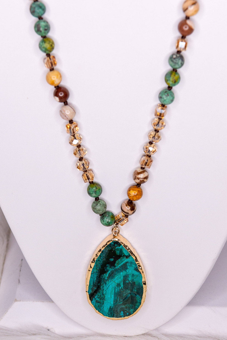 Sabrina Necklace in Jade