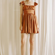 A-Line Mini Dress with Corset