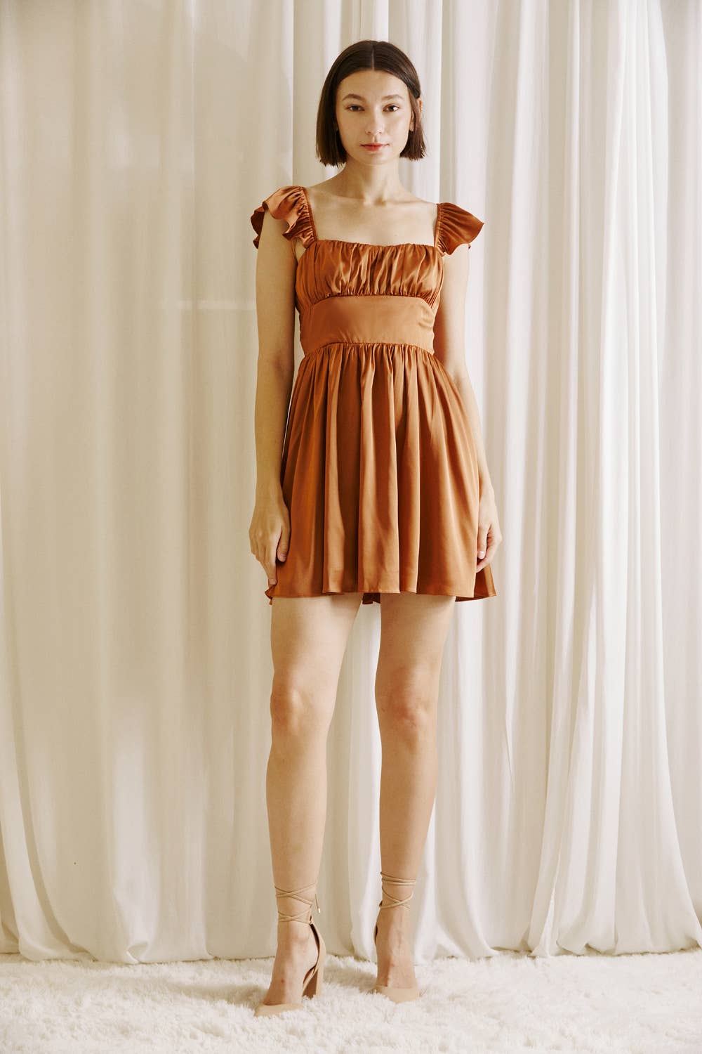A-Line Mini Dress with Corset