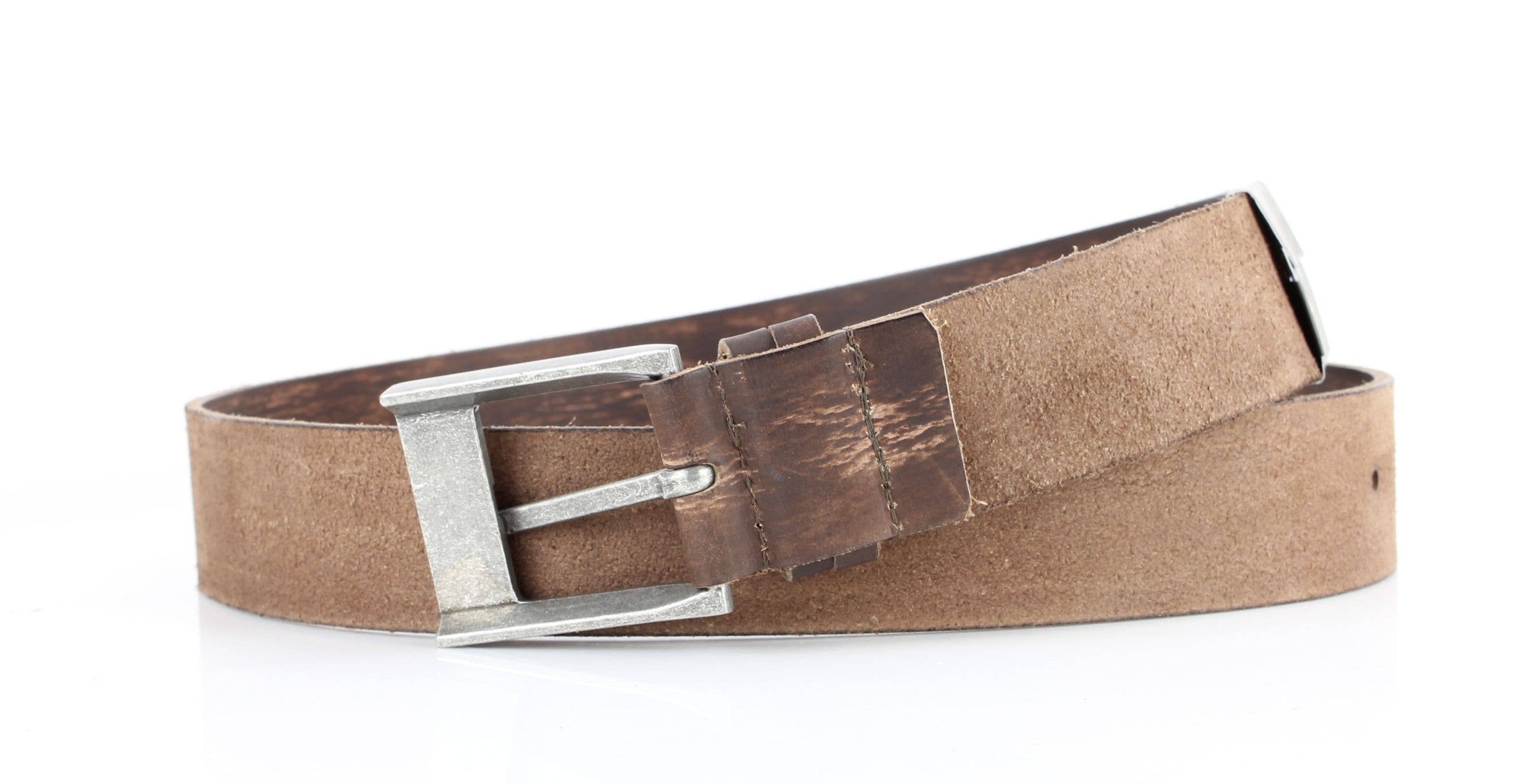 Double Loop Western Belt, Antique Buckle