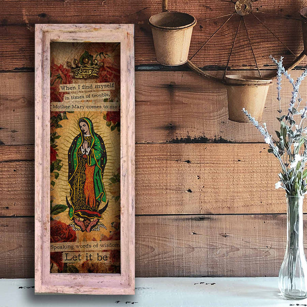 Mother Mary "Let it Be" - 11" x 28" Rectangle Artwork