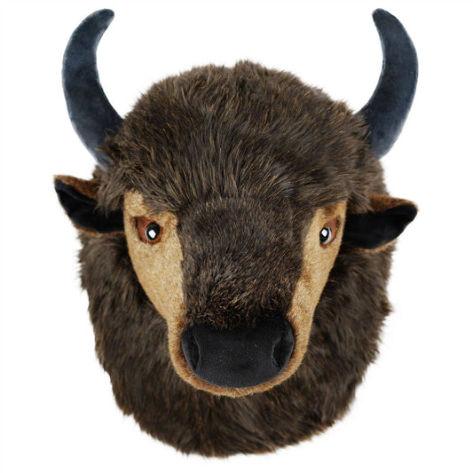 Brillo the Bison | 17 Inch Stuffed Animal head Plush