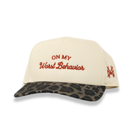 On My Worst Behavior Trucker Hat