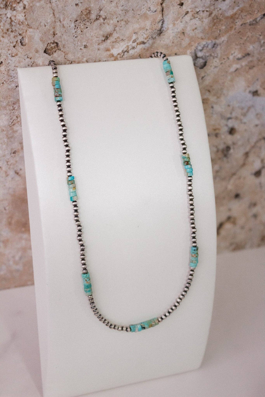 Turquoise & Desert Pearl Necklace