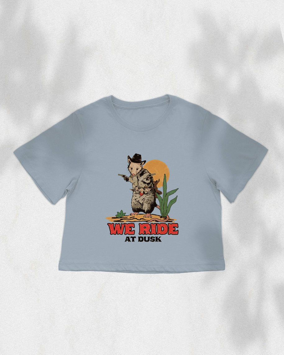 Possum Cowboy Boxy Crop