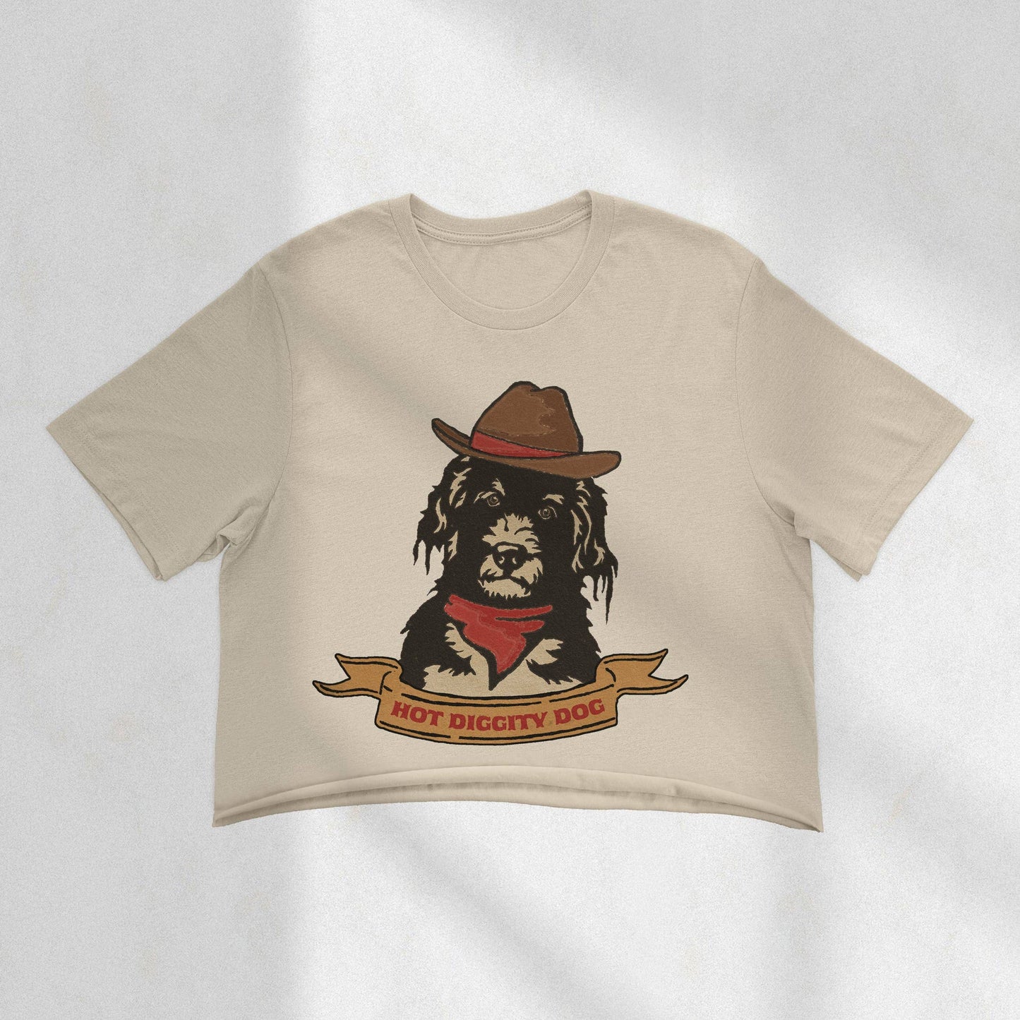 Hot Diggity Dog Crop Top