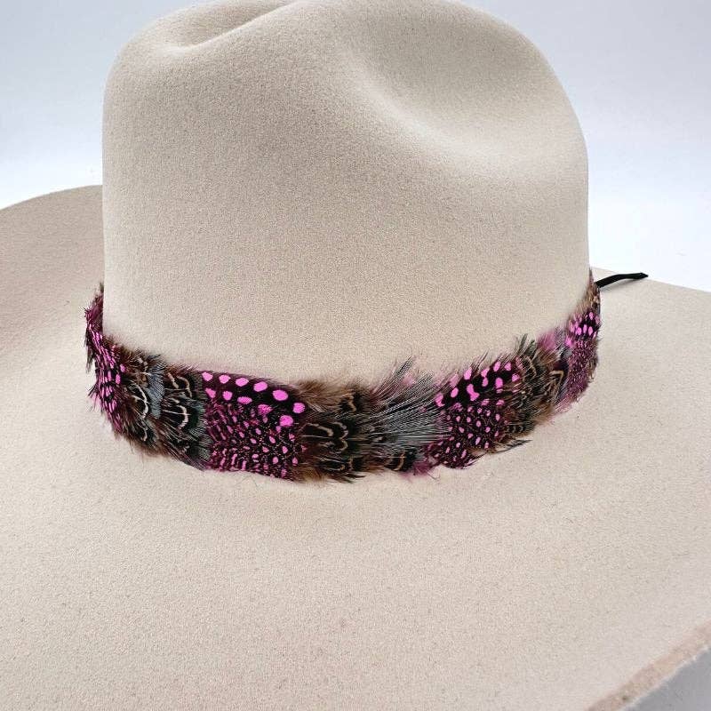 Western Feather Hat Band - Fancy