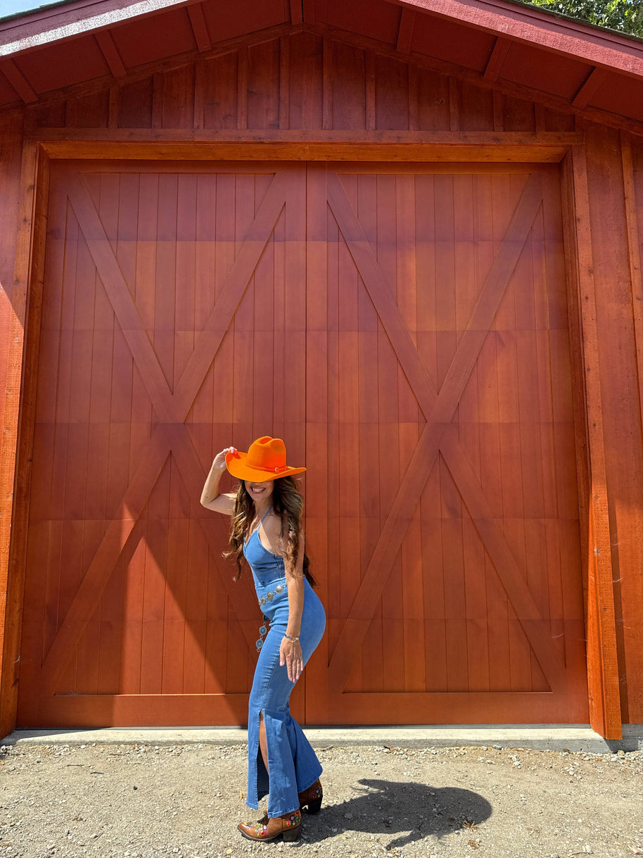 100% Wool Felt Western Cattleman hat