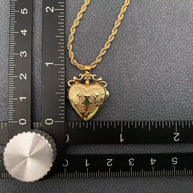 GP Heart Locket Necklace Openable