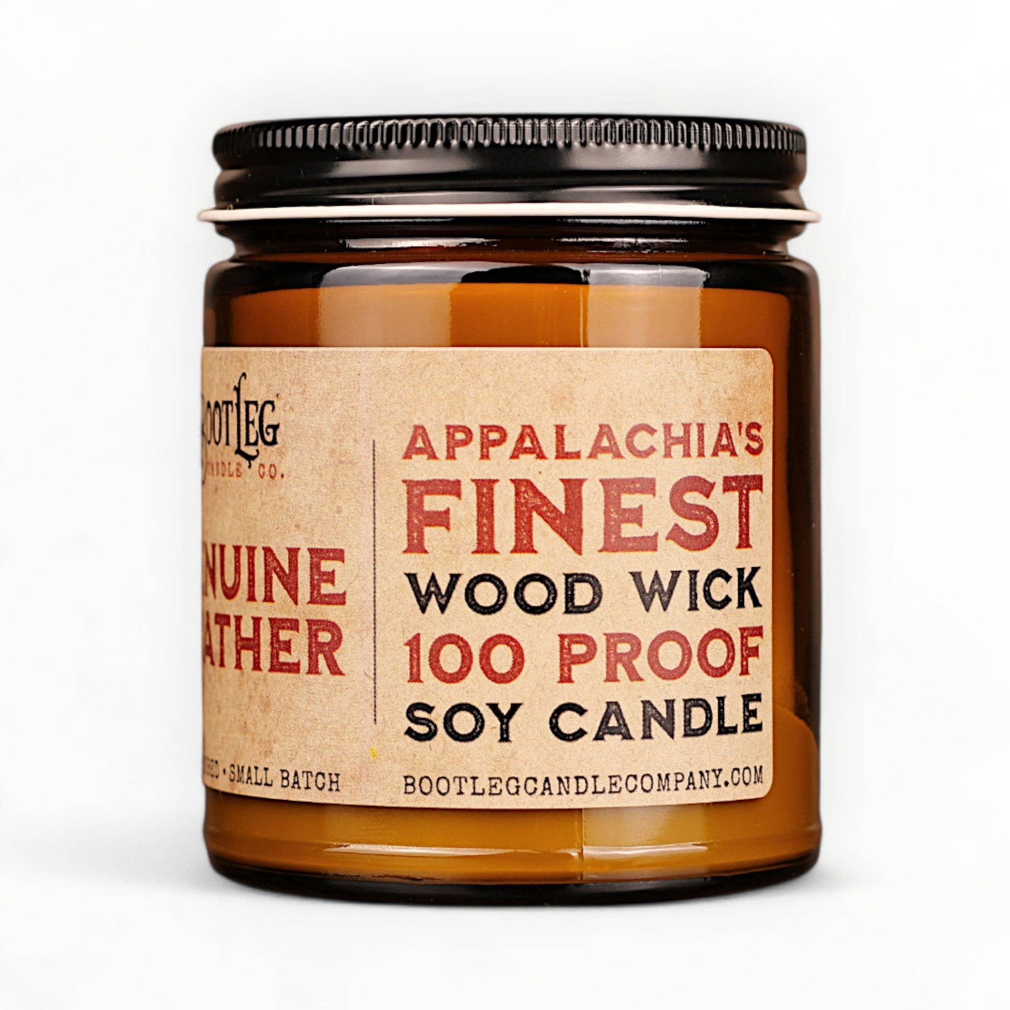 Genuine Leather - 8oz Candle