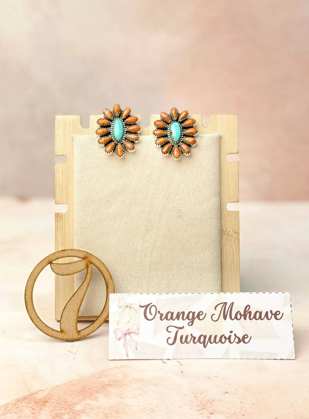 Blooming Stone Earrings