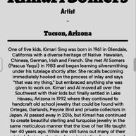 Hand Stamped Sterling Silver & Pilot Mountain Turquoise Thunderbird Pendant by Kimari Somers